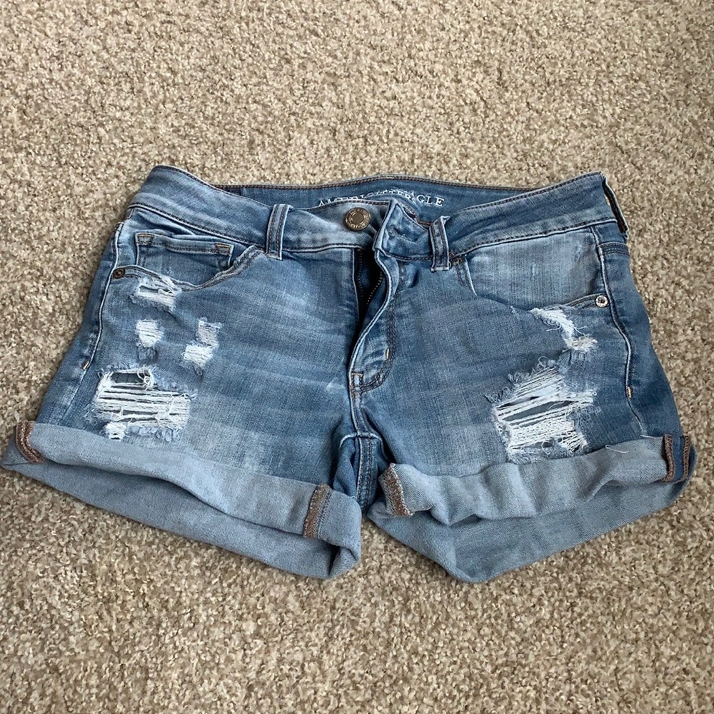 American eagle jean shorts
